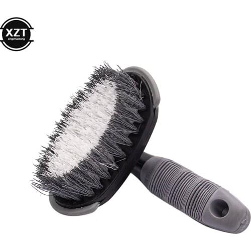 Car Wheel Brush Tire Rim Washing Tool Vehicle Tyre Cleaning Brushes Black Auto Maintenance Care Car Accessories