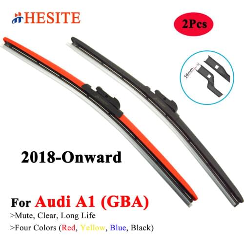 HESITE Colorful Hybrid Wiper Blades For Audi A1 8X A3 8V 8P 8L A4 B5 B6 B7 B8 B9 A5 A6 C5 C6 C7 C8 4F Q2 Q3 Q5 Q7 4L 4M TT Car