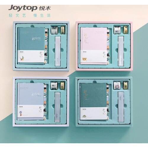 Creative Peekaboo Little Cat Bullet Journal Gift Box Set Kawaii Stationery