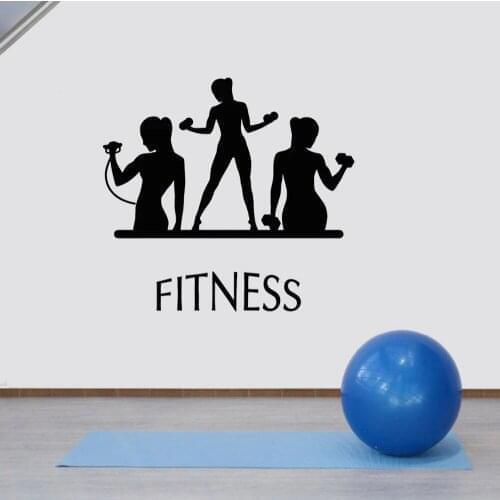 Diy GYM Vinyl Self Adhesive Wallpaper For Kids Rooms Home Decor Waterproof Wall Art Decal