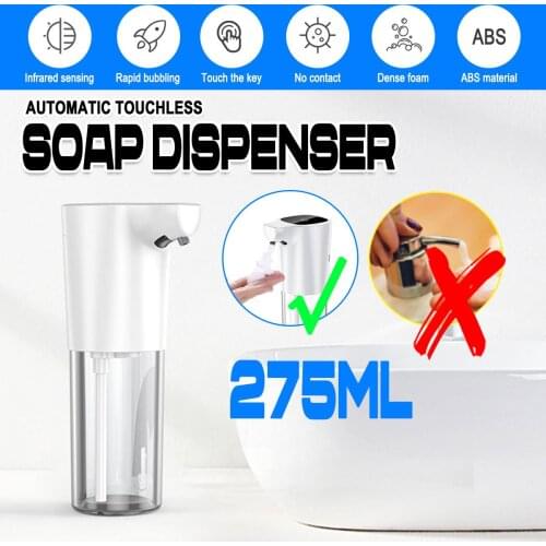 Waterproof Foam Liquid Dispenser Automatic Soap Dispenser IR Sensor Touchless Hand Washer Soap Dispenser Pump