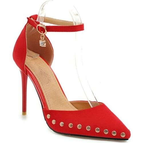 Big Size 11 12 13 14 15 ladies high heels women shoes woman pumps Pointed Cingulate Package toes Fine with Single shoes