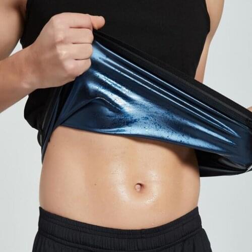 Men Neoprene Sweat Shaper Sauna Vest Body Shapers Waist Trainer Slimming Tank Top Shapewear Corset Gym Underwear Women Fat Burn