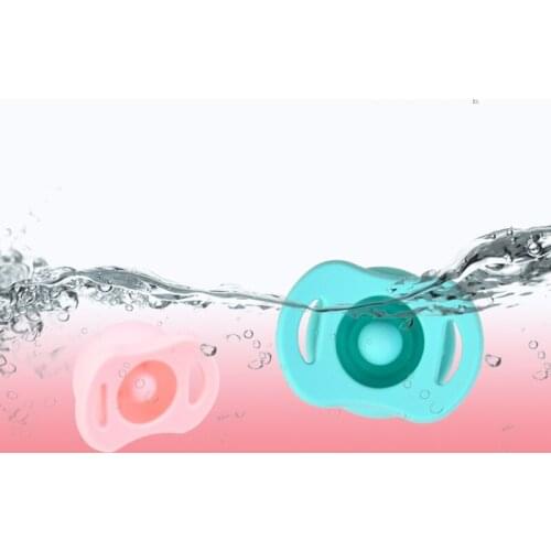 1pc Baby Silicone Pacifier Pinch To Close Version Dummy Nipple Dust-proof Newborn Retractable Pacifier With Portable Packing Box