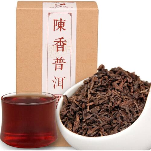 2017 Ripe Puer Chinese Tea Aged Flavor Shu Puer Chinese Loose Leaf Tea 120g/Box