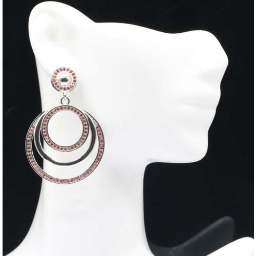 15x8mm Romantic Moon Shape Created Pink Tourmaline Iolite Ladies Daily Wear Silver Earrings