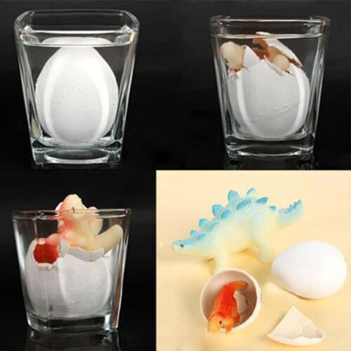 6 Pcs Hatching Inflation add Water Growing Dinosaur Eggs Practical Joke Toy For Kids Gift Educational Novelty Toys JS0417