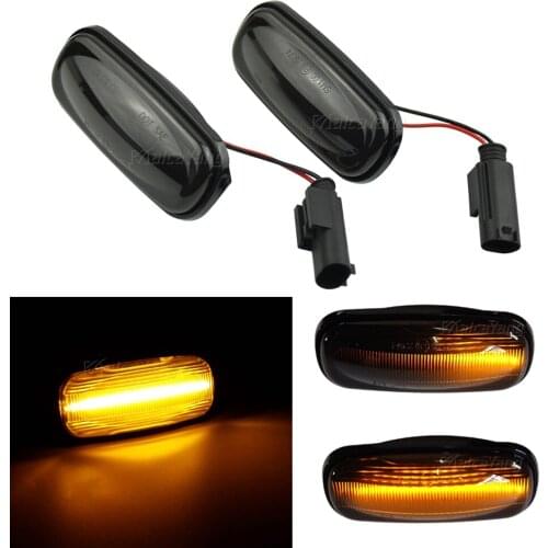 Flowing Side Fender Marker Lamp Dynamic LED Repeater Indicator Light For Land Rover Discovery Defender Freelander 1 2002-2005