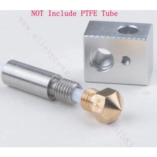 High Quality MK10 Extruder Hotend M7 thread For Creator Pro, finder, Wanhao D4 and I3, Dremel PowerSpec 3D Printer, 0.2mm~1.0mm