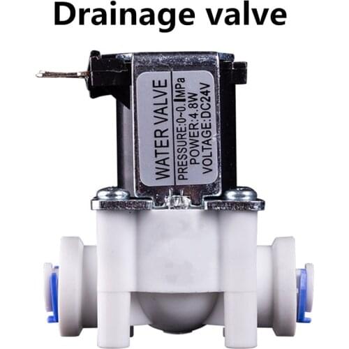 Electric Plastic Solenoid Valve 12V 24V Normally Closed 1/4" 3/8" Hose Pipe Quick Conntection RO Water Reverse Osmosis System