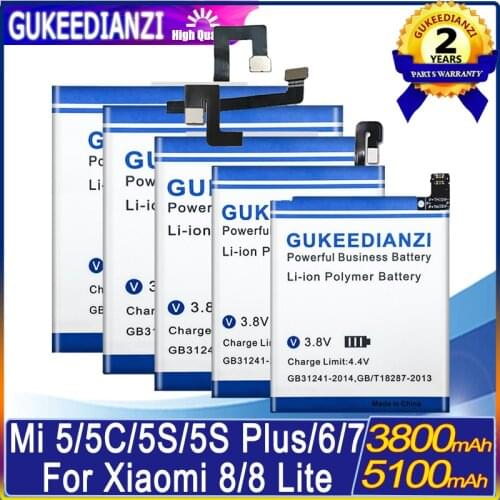 GUKEEDIANZI Xiaomi Mi Note Pro Batteries