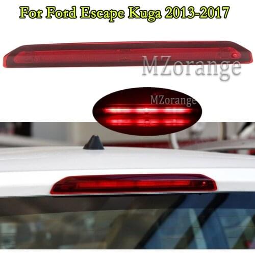 Red Third High Brake Light For Ford Escape Kuga 2013 2014 2015 2016 2017 Rear additional brake light High mount stop light lamp