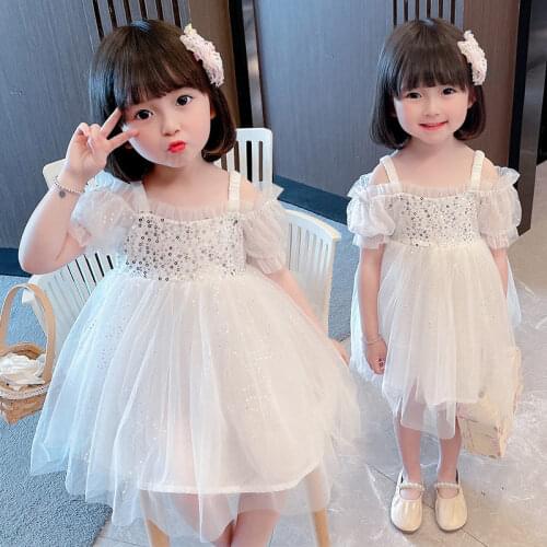 Summer girl baby princess dress new girl princess dress summer kid dress Western style Korean version