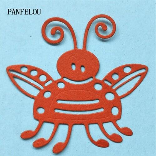 PANFELOU Metal craft More leg bees die cutting dies for Scrapbooking/DIY Easter wedding Halloween cards Hand account
