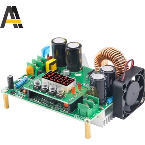 DC Power Supply Module CC CV 10V~75V to 0~60V 12A 720W DC Buck Converter Adjustable Voltage Regulator Digital Control Module