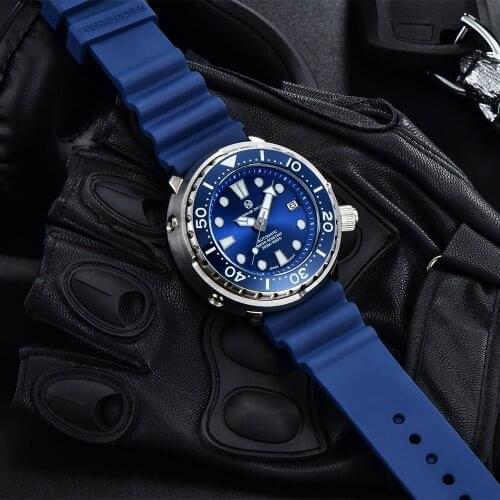 PAGRNE DESIGN New NH35A 300M Divers Ceramic Bezel Automatic Watch Luxury Sapphire Glass Mechanical Watch Relógio Masculino