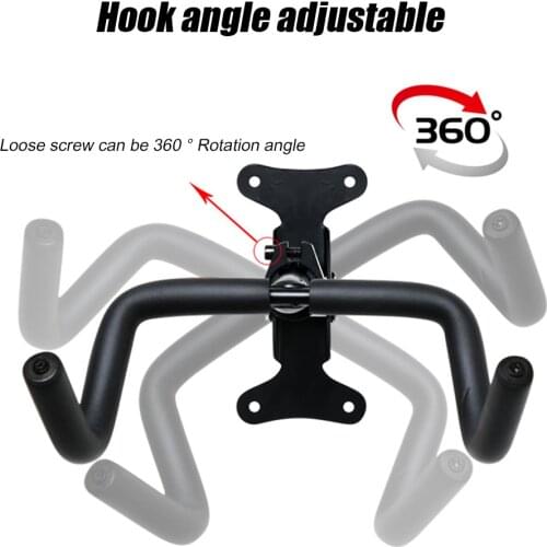 Wall Mount Bicycle Hanger Hooks Foldable Telescopic Aluminum Alloy Bike Display Rack Holder MTB Mountain Road Storage Stand