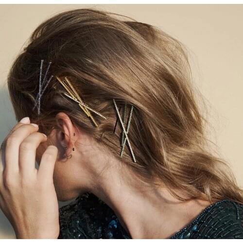 2021 New Women Elegant Diamond Setting Metal Hair Claw Vintage Hair Clips Headband Hairpin Fashion Hair Accessories