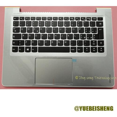 New For Lenovo Ideapad 510S-13 510S-13IKB ISK 310S-13 310S-13isk palmrest Italian keyboard upper cover Touchpad,5CB0L45117