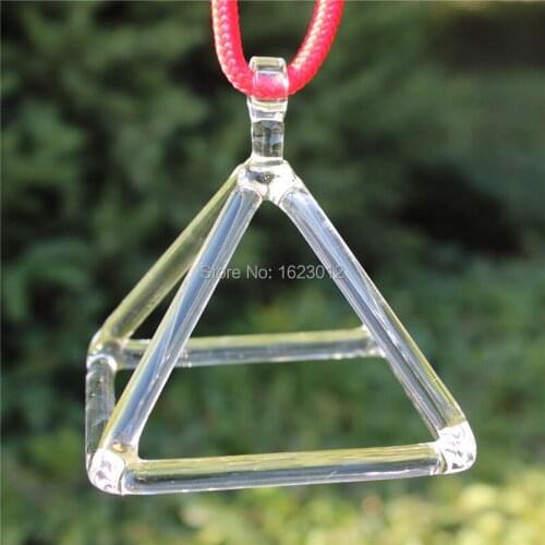 3inch and 7 inches crystal glass pyramid for healing