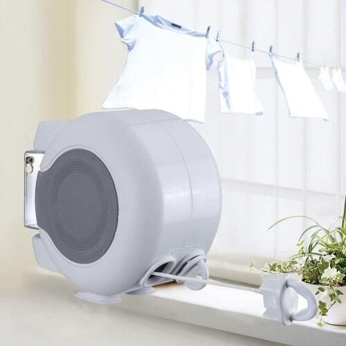 Clothes Drying Rack Rope Home Storage Stainless Steel Retractable Clotheslines Clothes Dryer Organiser Laundry Hanger 26M