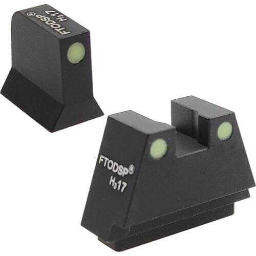 FTODSP Tactics GBB Pistol Night Vision Optics Mechanical Night Sight Set for TOKYO MARUI GLOCK G17/18/19