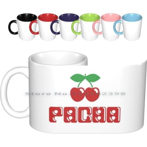 Pacha Dance Memorabilia Best Club Nightclub Music Fan Art Ceramic Mugs Coffee Cups Milk Tea Mug Pacha Ibiza Clubbing Memories