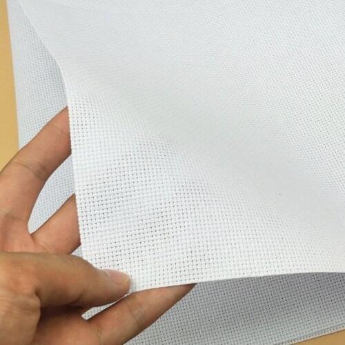 1th oneroom 14 Count (14 CT) 50X50cm Aida Cloth Cross Stitch Fabric white aida Best Quality Free Shipping