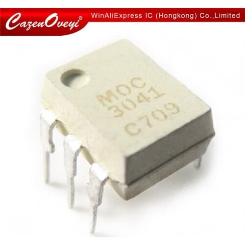 10pcs/lot MOC3041M MOC3041 DIP-6 SMD-6 In Stock