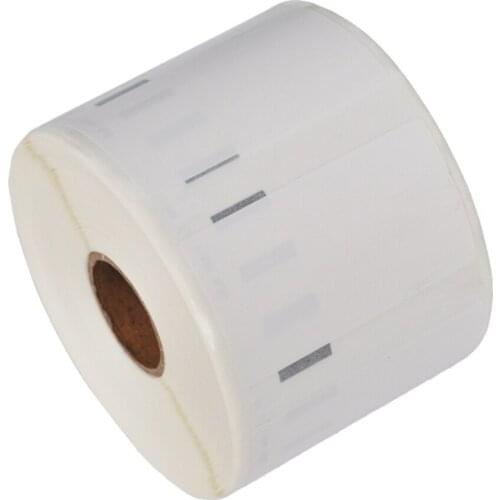 4 X DOMY 11354 Compatible Address Label Rolls - 57mm x 32mm - for All LabelWriter 4XL 450 400 330 320 310 (1000 Labels/Roll)