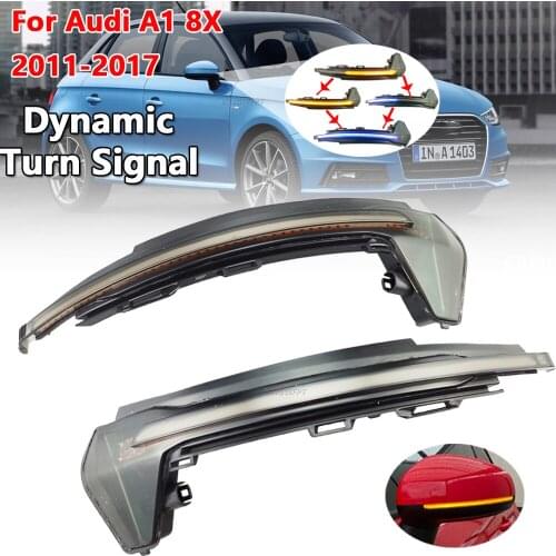 Dynamic Mirror Blinker FOR Audi A1 8X LED Turn Signal 2011 2012 2013 2014 2015 2016 2017 Sline tuning parts