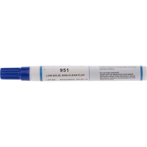 951 10ml Soldering Rosin Flux Pen Low-Solids Non-clean For Solar Cell Panel DIY