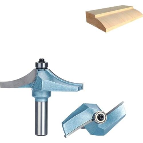 HUHAO 1pc 1/2" Shank Router Bits For Wood Tungsten Carbide Cutter Bit Industrial Grade Woodworking Tools