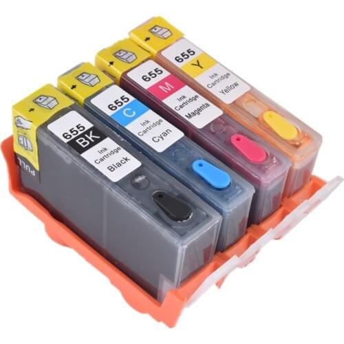 BLOOM compatible for hp 655 refillable ink cartridge full ink FOR HP deskjet 3525 5525 4615 4625 4525 6520 6525 6625 Printer
