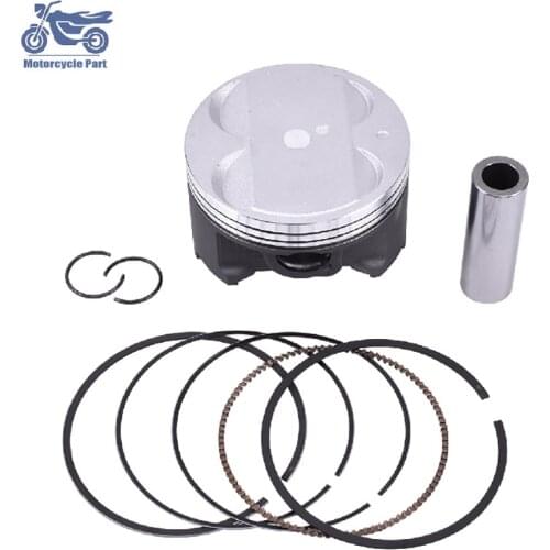 84mm Pin 20mm Motorcycle Piston and Piston Ring Kit For SUZUKI AN400 AN 400 +100 Oversize 1.00 +1.00mm