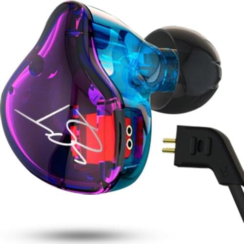 Colorful In-Ear Earphone,HiFi Bass Earbud Balanced Armature+Dynamic Dual Driver Hearphone