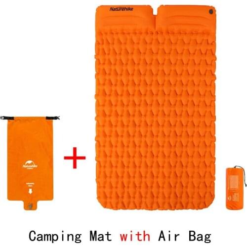 Lightweight Moisture-proof Air Mattress Nylon TPU Inflatable Mattress Camping Mat For 2Person NH19Z055-P NH19Z013-P Naturehik
