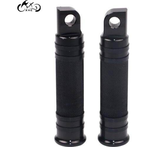 Motorcycle Black Billet Aluminum Left & Right Foot Pegs Fit For Harley Road King Night Train Heritage Softail Dyna Sportster 883