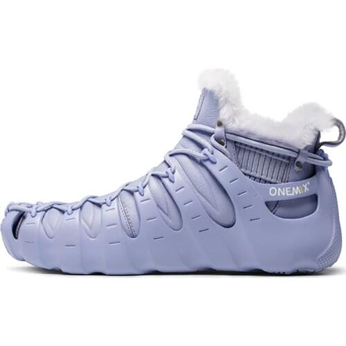 ONEMIX Winter Boots unisex waterproof Walking Shoes Outdoor Trekking Shoes No Glue Sneakers Keep Warm Walking Roman Shoes