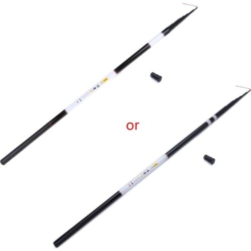 2021 New Fishing Rod 3.6-7.2m Pole Fiberglass Ultra Light Telescopic Carp Outdoor Tackle