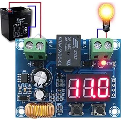 XH-M609 DC 12V-36V 24V Voltage Protection Module Low voltage OverDischarge Battery Disconnect Protection Output 6-60V 6V-60V