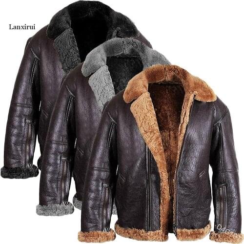 Winter Mens PU Leather Jacket Thick Warm Mens Motorcycle Jacket Men New Fashion Leather Coat Male Plus Velvet Outwear