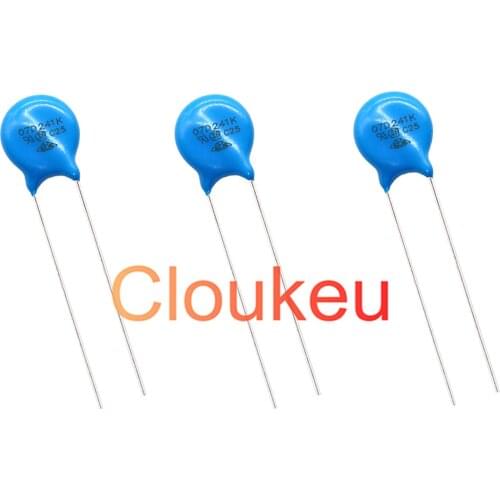 07D Varistor Resistance 180K 220K 270K 330K 390K 470K 560K 680K 820K 101K 121K 151K 181K