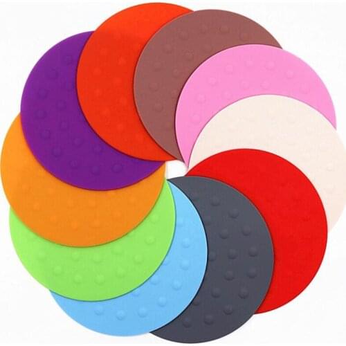 1Pc Silicone Insulation Pads Holder Pot Mat Home Coaster Mugs Mats Table Tableware Pad Anti-scalding Kitchen Tool Bowl Placemat