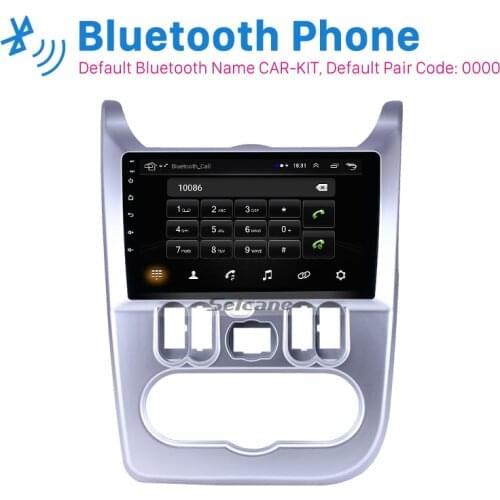 Seicane Car Radio For Renault Duster/Logan 2009 2010 2011-2013 Android 9.1 9 Inch 2Din 2.5D screen GPS Unit Player Support DVR