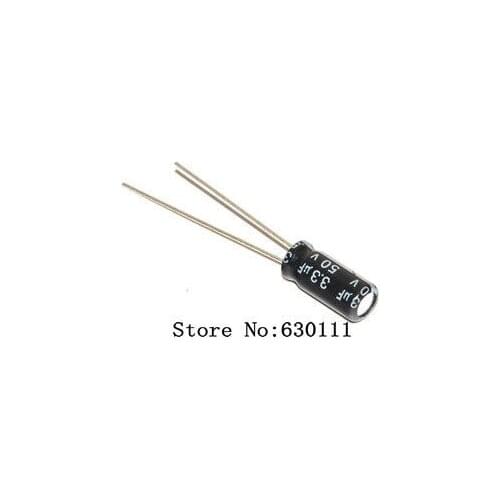 Free Shipping 1000PCS/LOT 50V3.3UF Radial Electrolytic Capacitor 3.3uF 50V 4mm*7mm