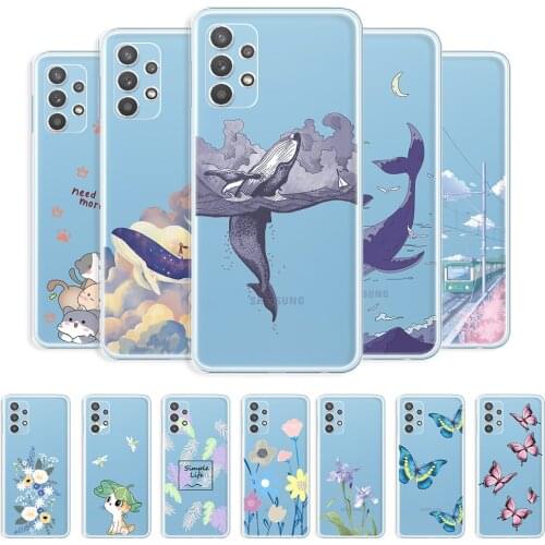 For Samsung Galaxy A32 Case Transparent Phone Case For Samsung A32 4G 5G Soft Protective Shell For Samsung A32 a32 Clear Fundas