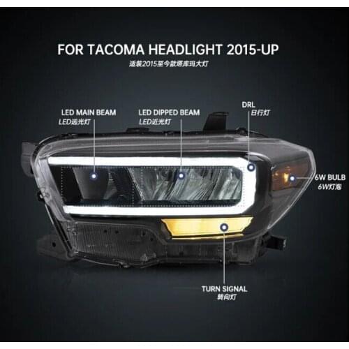 FOR TACOMA LED HEADLIGHTS 2015-UP Pickup products 2PCS SELL