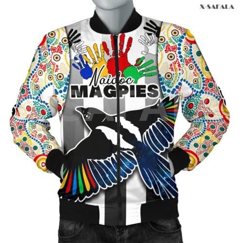 Hawaii Tattoo Viking Animal 3D Over Printed Men Unisex Bomber Jacket Zipper Casual 2 Harajuku Streetwear Tracksuits Thick Coats