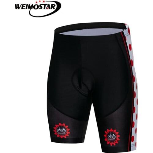 Weimostar Summer Downhill Bike Shorts Shockproof Cycling Shorts Men 4D Gel Padded Road Tight Bicycle Bib Shorts culotte ciclismo